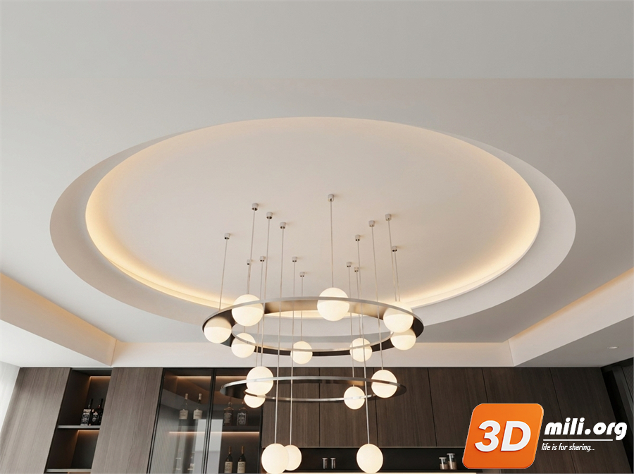 Ceiling Decoration Skp Files